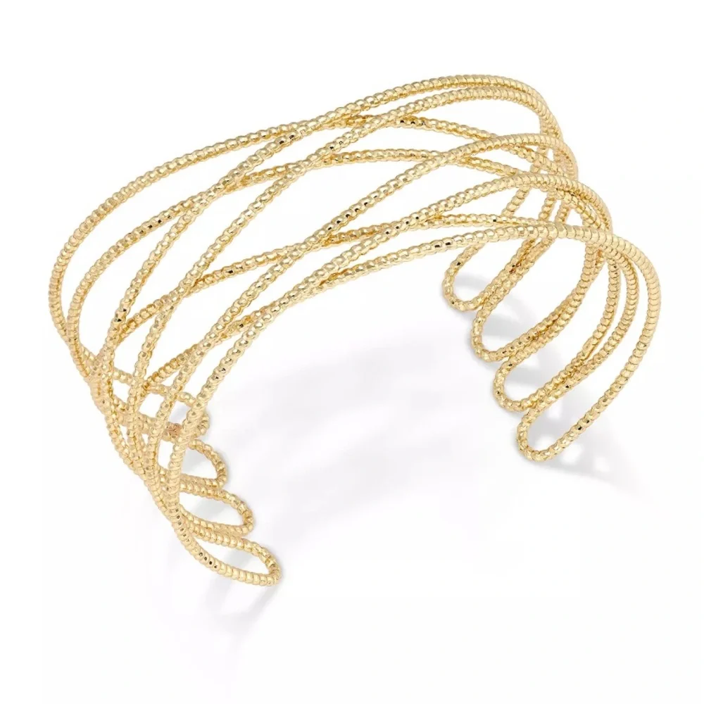 NEW INC International Concepts cutout cuff bracelet